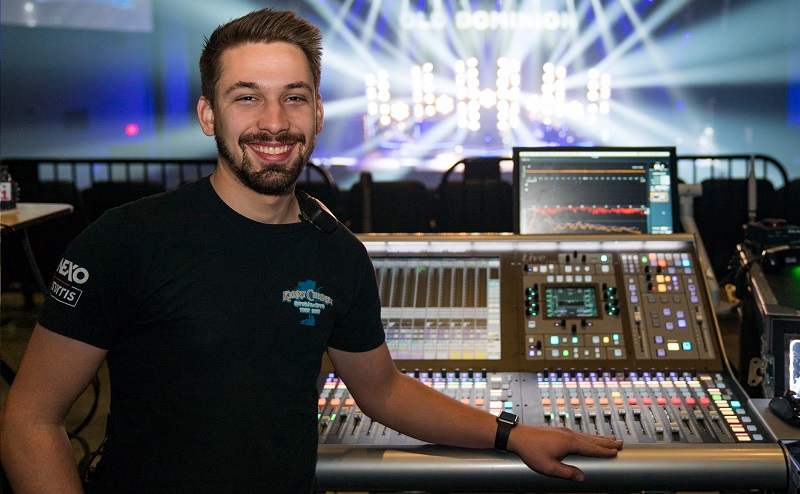 Front of House Engineer Ian Zorbaugh