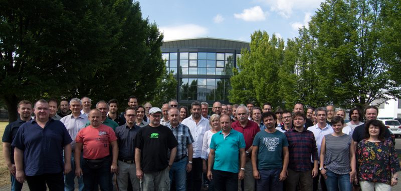 The team of Stage Tec celebrates its 25th anniversary.