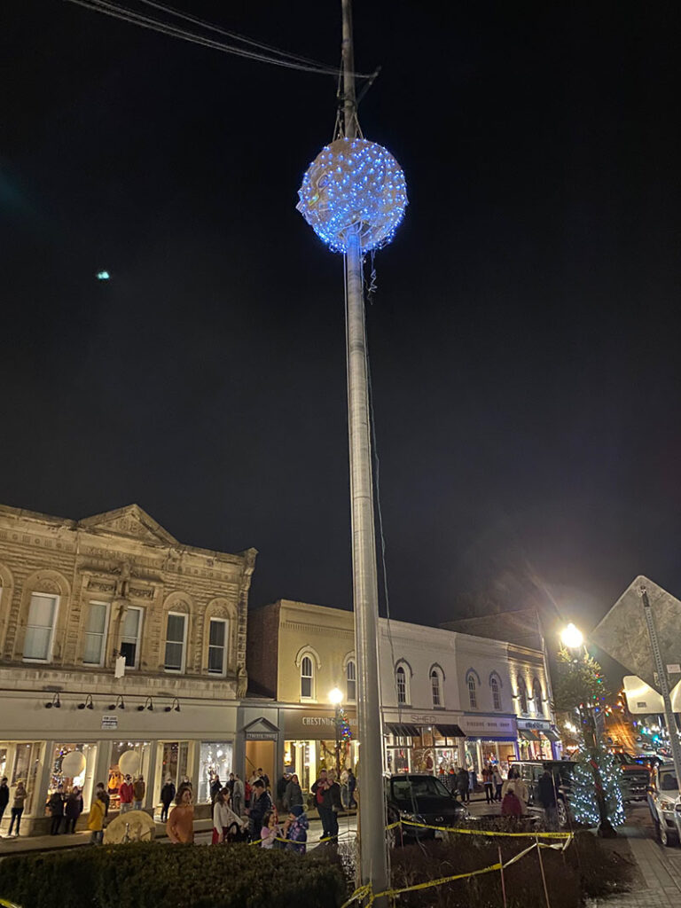 Chagrin Falls Popcorn Ball Drop FOH Front of House Magazine