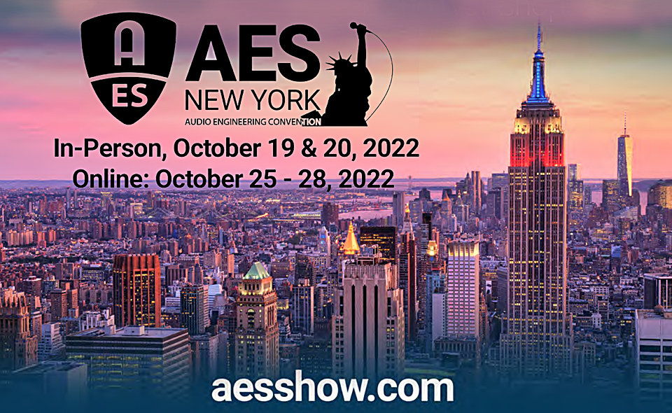 Fall AES Show Returns to NYC for 2022 FOH Front of House Magazine