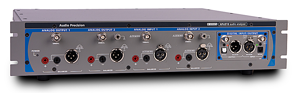 The modular and affordable Audio Precision APx516B analyzer expands AP's commitment to electronic audio testing