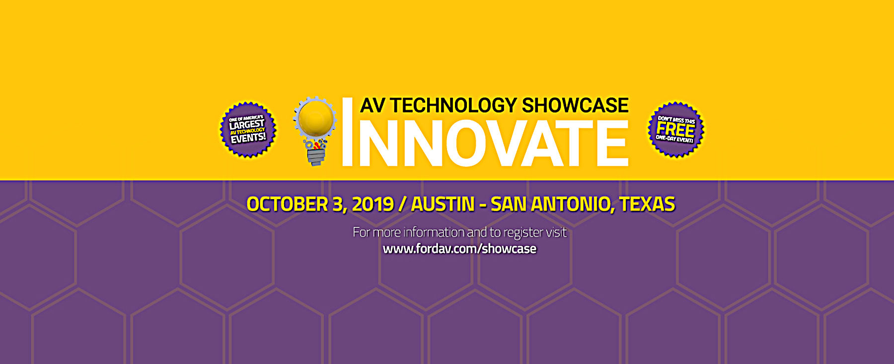 Ford AV’s Innovate AV Technology Showcase 2019