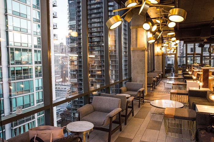 Apogee Bar's interior