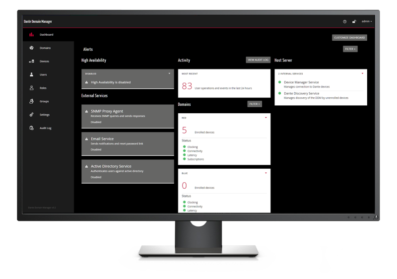 With more devices supported, improved usability, better diagnostics and the addition of legacy device discovery, the updated Dante Domain Manager is a compelling upgrade for integrators and end-users.