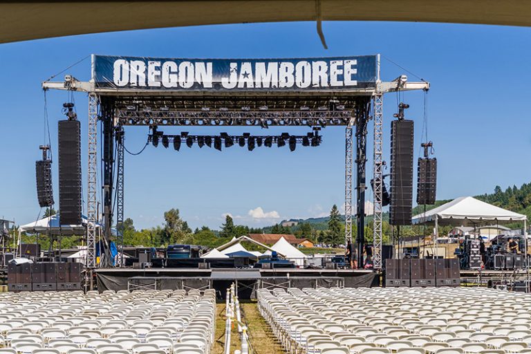 Oregon Jamboree Features Country Music and SoundSupplied JBL VTX System FOH Front of