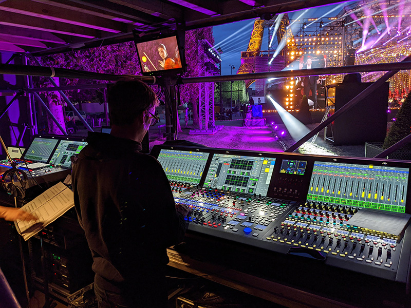 Bastille Day 2020: Concert de Paris Mixed with Lawo mc² Consoles for a