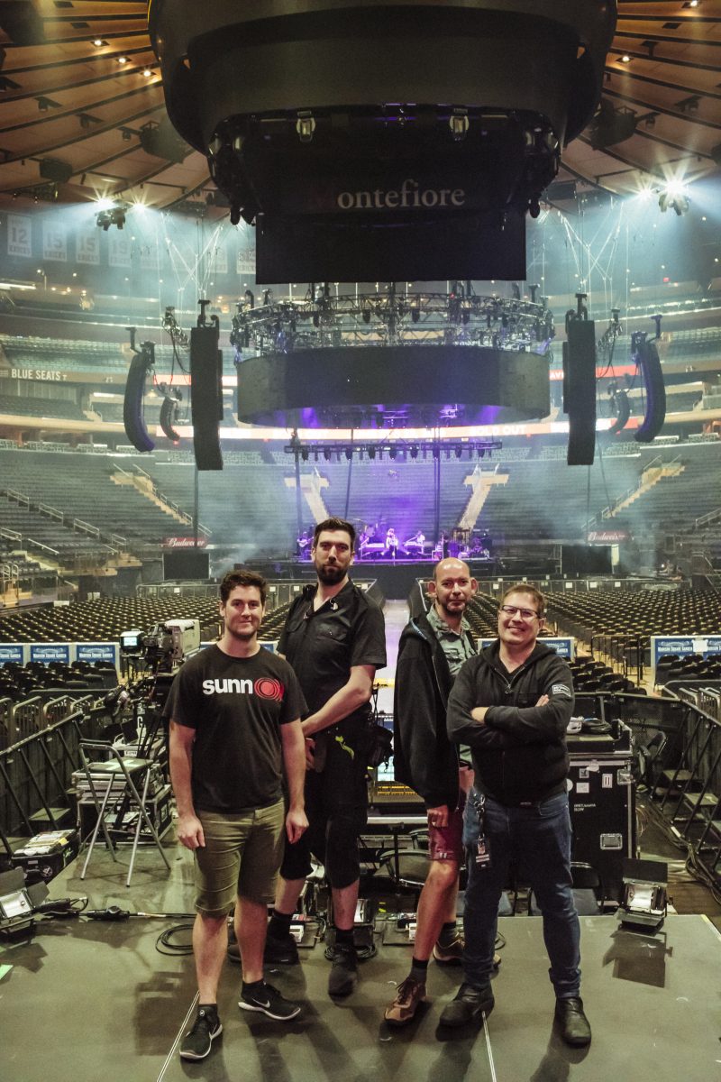 Despite starting in theaters and smaller venues last year, Brit Row has been able to keep key crew technicians with Newton throughout