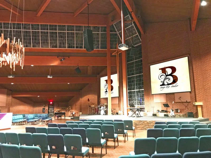 of Christ the King Vineyard Church’s sanctuary.