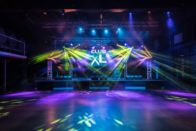 Club XL stage logo