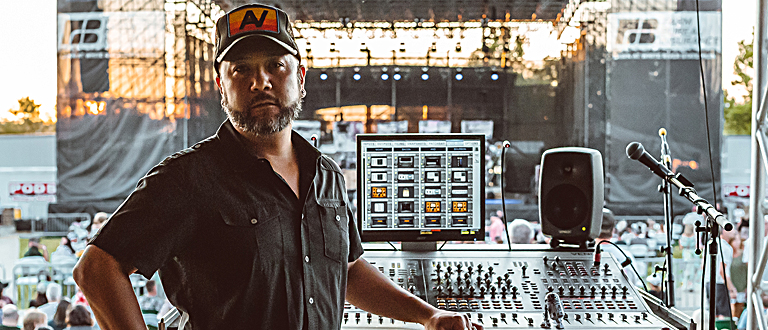 FOH Engineer Marcel Cacdac