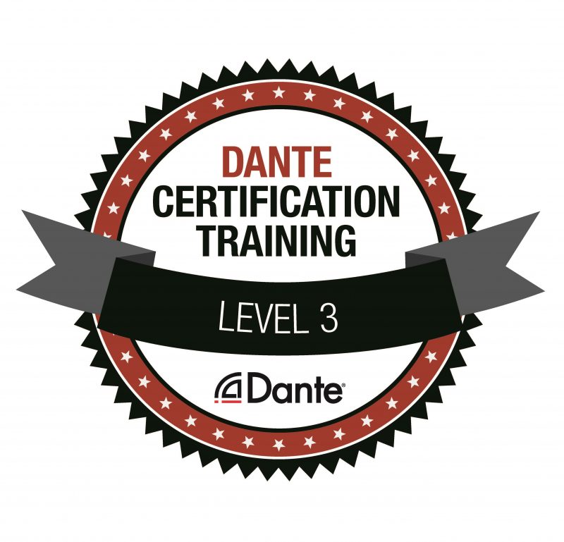 Dante Certification Training Level 3