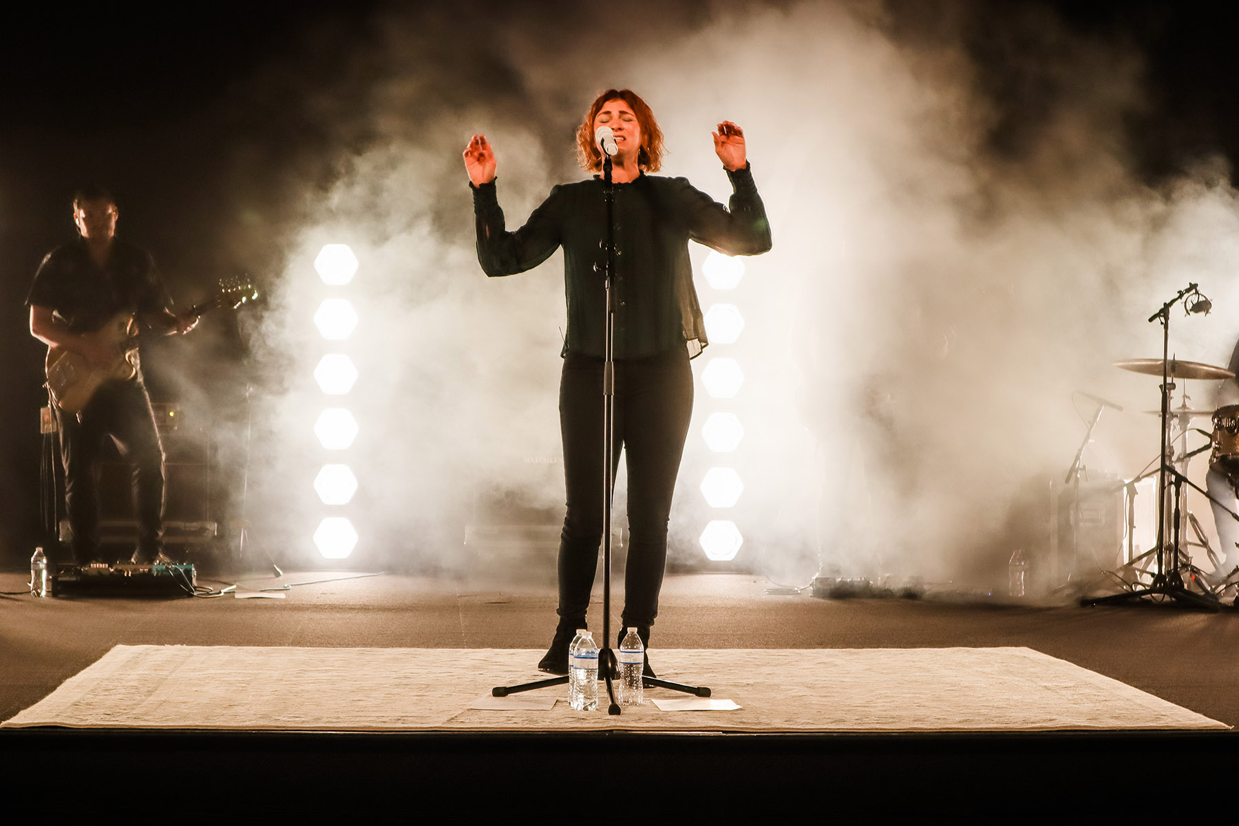 Kim Walker-Smith performing on a recent “Worship Nights” mini-tour