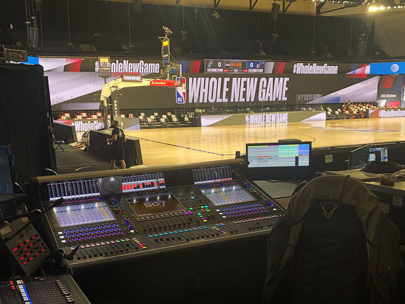 DiGiCo’s Quantum7 is the Audio Hub for the NBA’s Season Restart – FOH ...