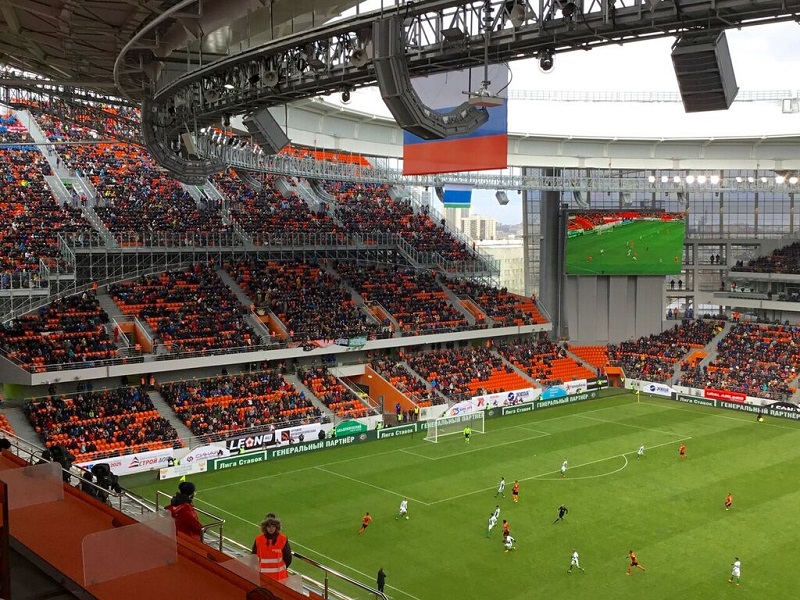 Ekaterinburg Arena powered by Outline's Stadia Series loudspeakers