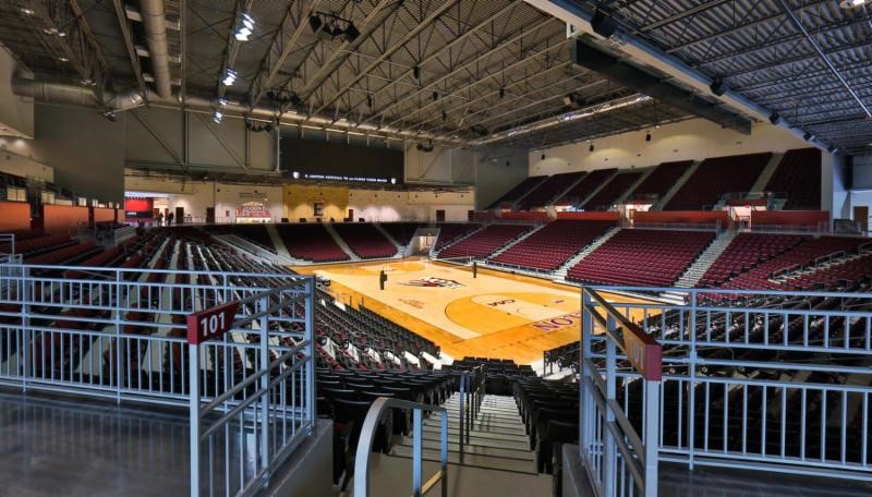 Fulcrum's unique CS Series passive cardioid subwoofers deliver low frequency punch while minimizing reflections from the Schar Center's steel ceiling.
