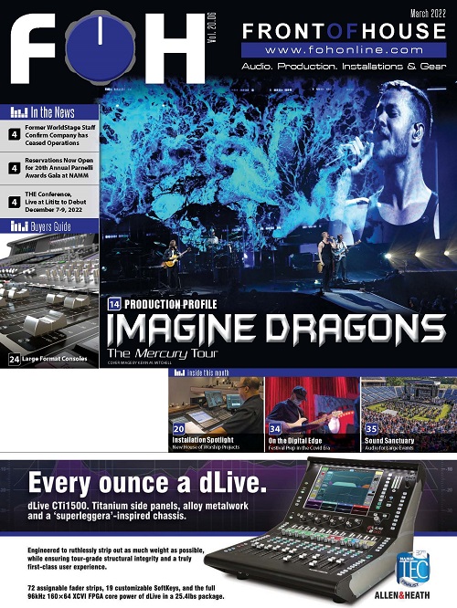 Foh Front Of House Magazine Audio People Production Gear Gigs 9211