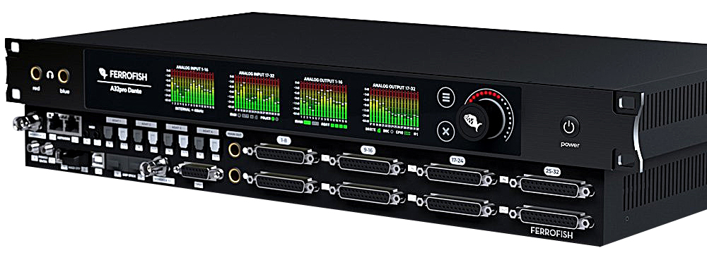 Ferrofish Next-Gen A32pro & A32pro Dante Multiformat Converters and Routers