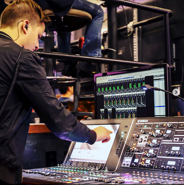 FOH Engineer Connor Jenkins, ME Zac Gerig