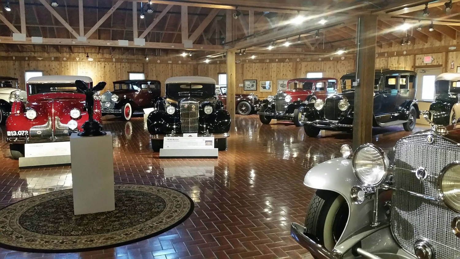 Gilmore Car Museum interior