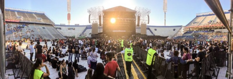 The Estadio Velez in Buenos Aires is a forty five thousand capacity Sports stadium, now firmly established as a leading venue for global events and tours.