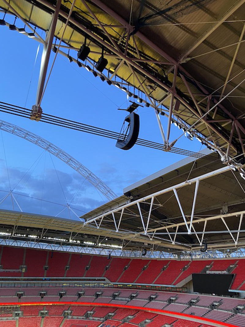 Wembley is Ready to Turn it Up with a Two for One Audio Solution