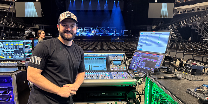 Jason Aldean Tours with SSL L550 Plus Consoles | FOH | Front of