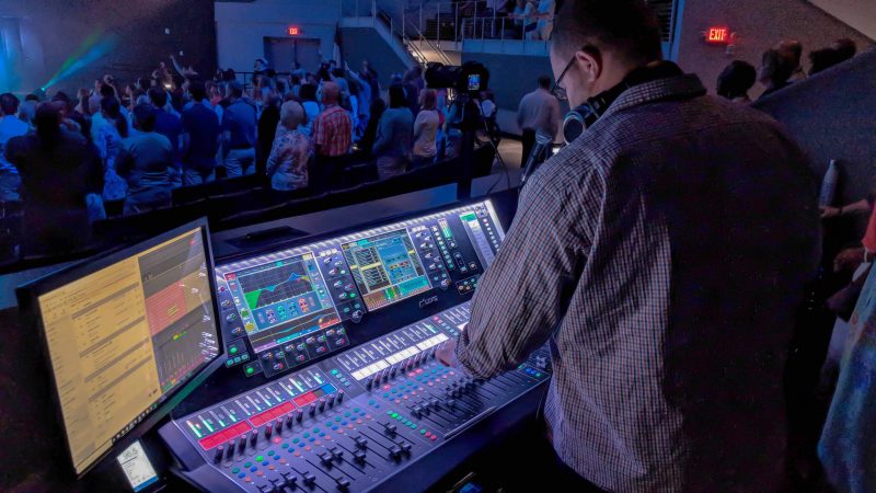 Jim Bodine Mixes FOH on the Allen Heath dLive S7000 Surface