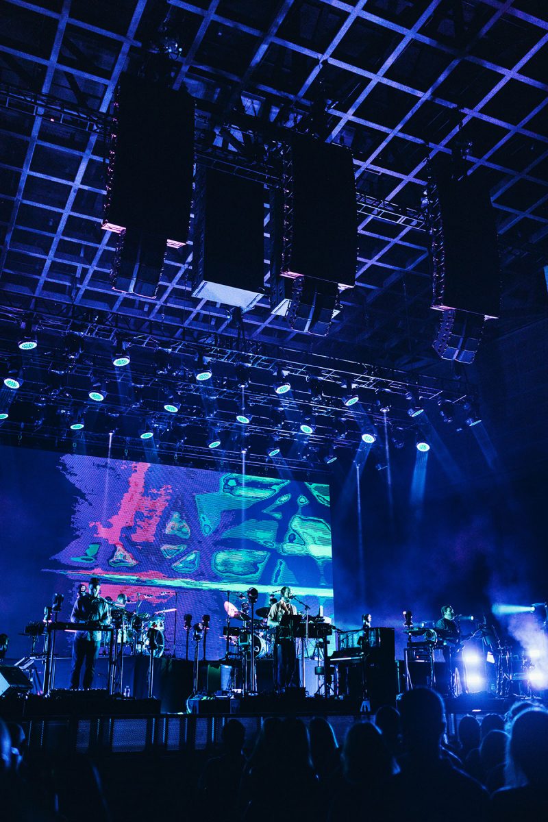 Santa Barbara Bowl served as the host site for Bon Iver’s first amazing show to utilize L-ISA Hyperreal Sound technology (photo credit: Matt Benton)
