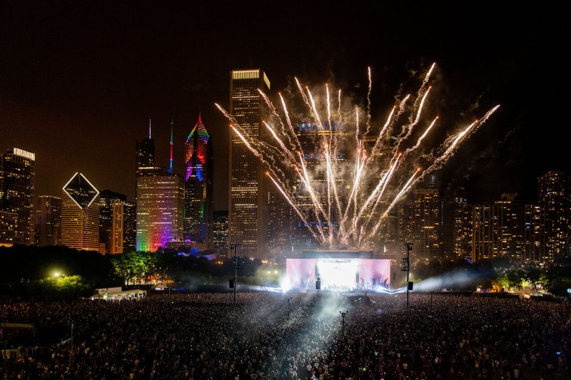 Lollapalooza’s 2018 Chicago festival drew more than 100,000 fans to Grant Park each day (photo credit: Charles Reagan Hackleman)
