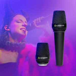 Lewitt brings studio sound to the stage with the new MTP W950 true condenser handheld for wired and wireless. Available from March 8, 2023 for $799.