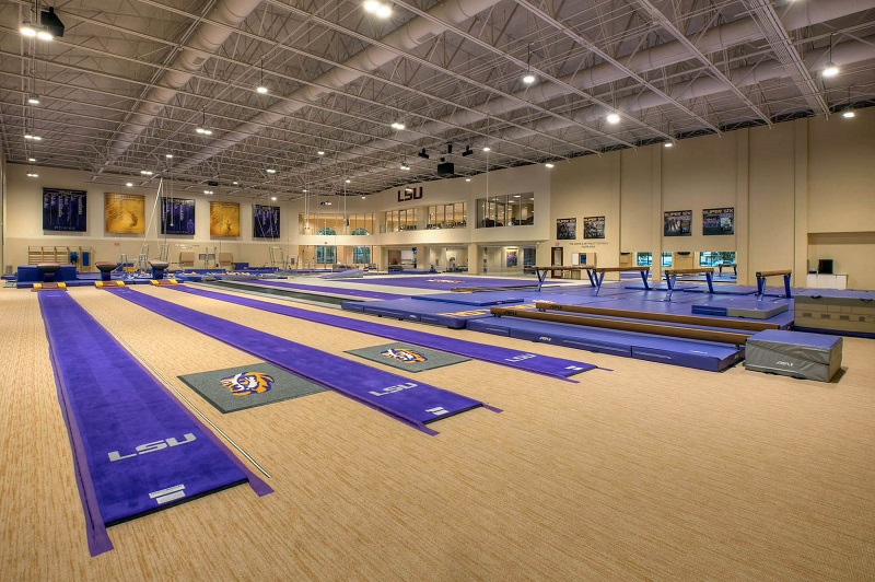 LSU Gymnastics interior