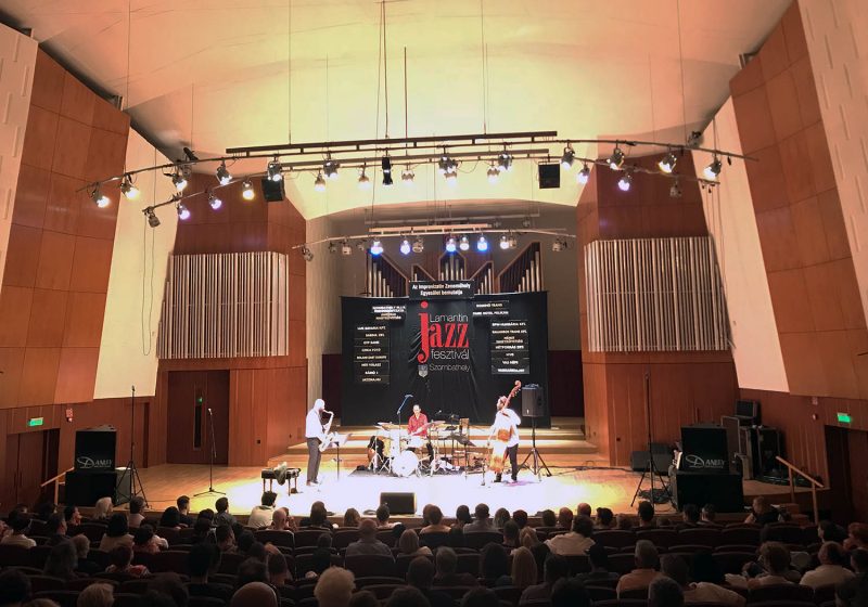 . Regardless of the venue, the PA setup was the same, with only slight changes in angles and positions. A stereo pair of Danley’s flagship SH50s provided full-range content, with low-end support from a pair of Danley TH118 subwoofers. Two dual-channel MC2 S1400 amplifiers powered the system, with front-end signal conditioning and loudspeaker conditioning from an XTA processor.
