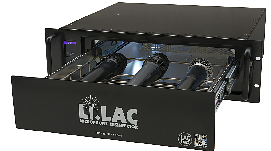 Disinfecting your microphones is important and Li.LAC makes it easy