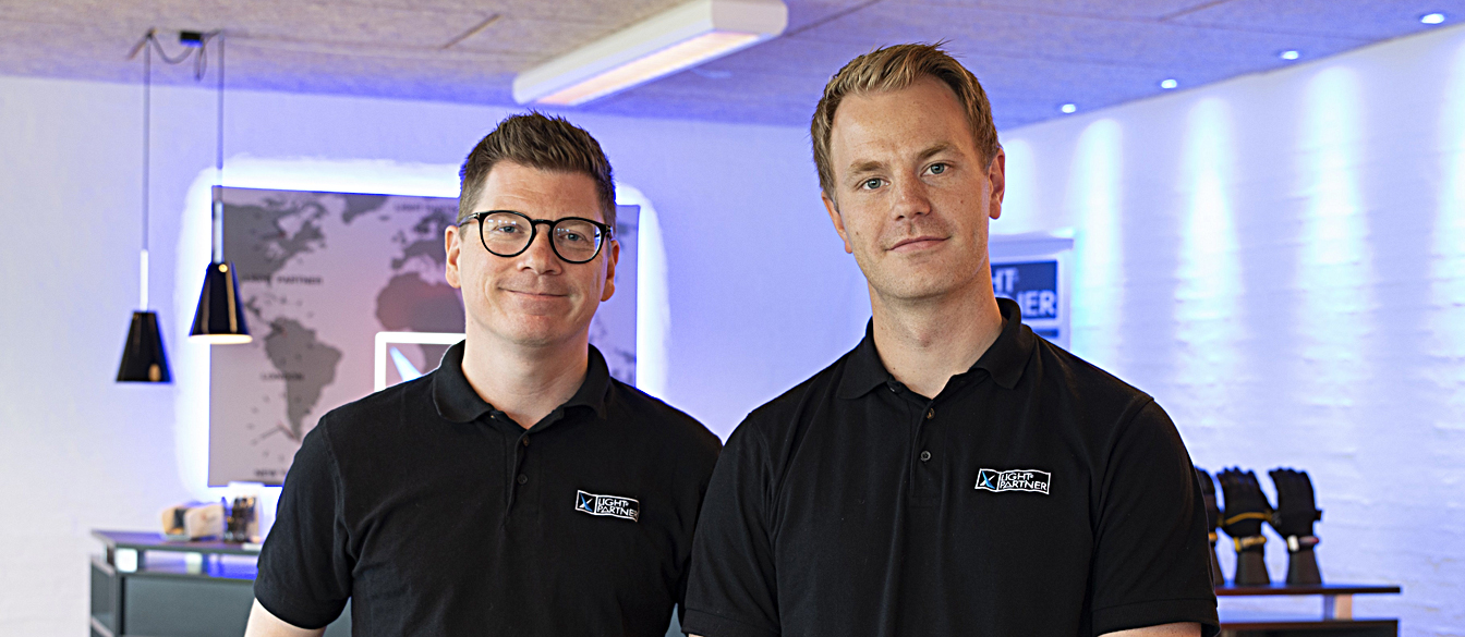 Light Partner owners, (left to right): Stig Meyer Jensen and Johan Kvartborg