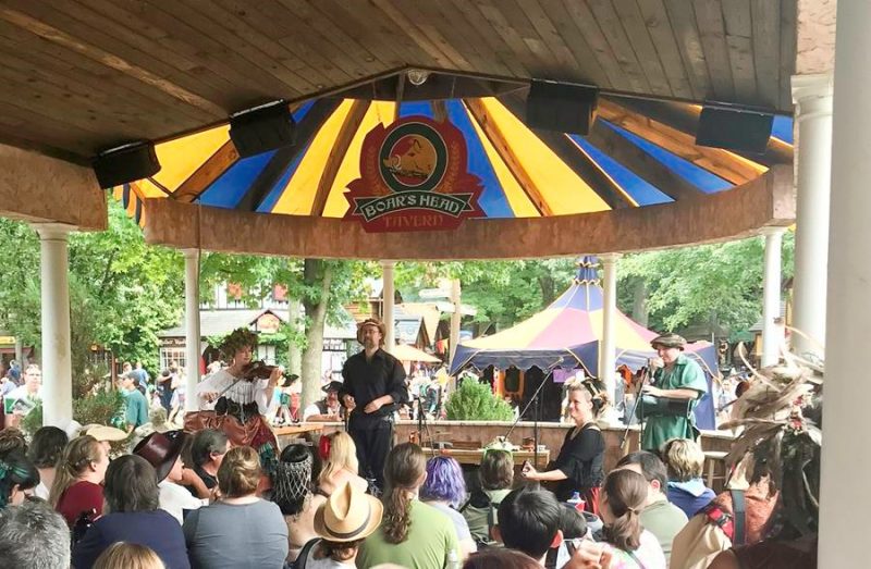 One Systems Direct Weather loudspeakers reinforce multiple stages at the Maryland Renaissance Festival in Crownsville, Maryland...