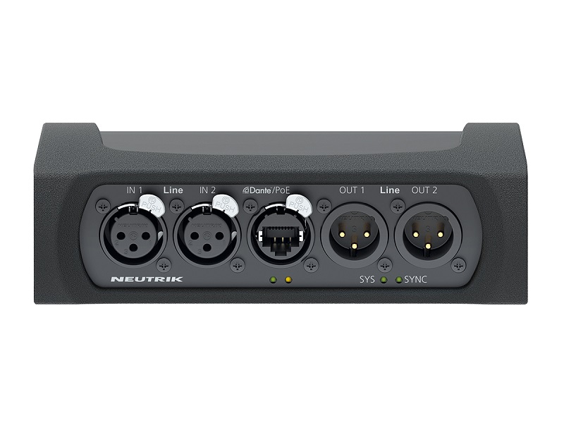 Neutrik’s NA2-IO-DLINE Dante I/O Interface