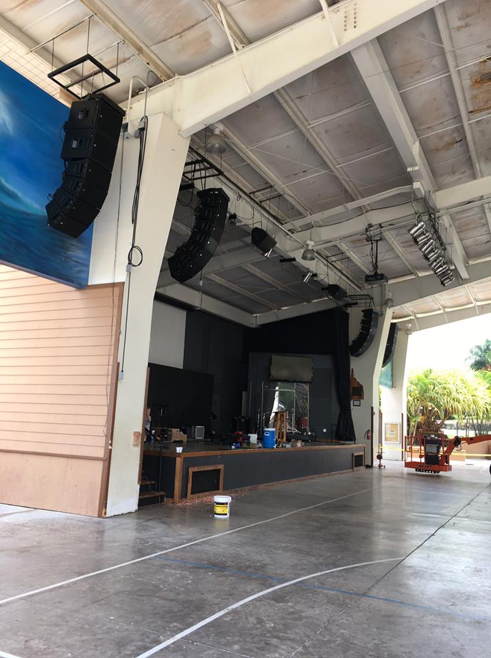 Over the years, and with advancements in loudspeaker technology, with the long-time relationship the university has with the integrator, they called upon Owens once again to refurbish the facility, this time specifically requesting a line array solution.