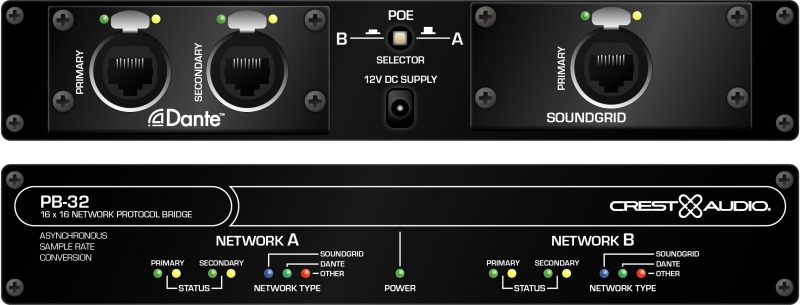 PB32 SG to Dante Network Bridge