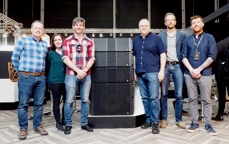 L-R Derek Blair The Warehouse, Janet Murray The Warehouse , Sean Pagel – PSI, Brian Reilly – PSI, Jochen Sommer – Adamson, Adam Collins - PSI