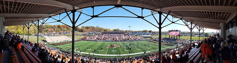 We're indoors today, but had to show off Paul Brown Tiger Stadium one time  🔥