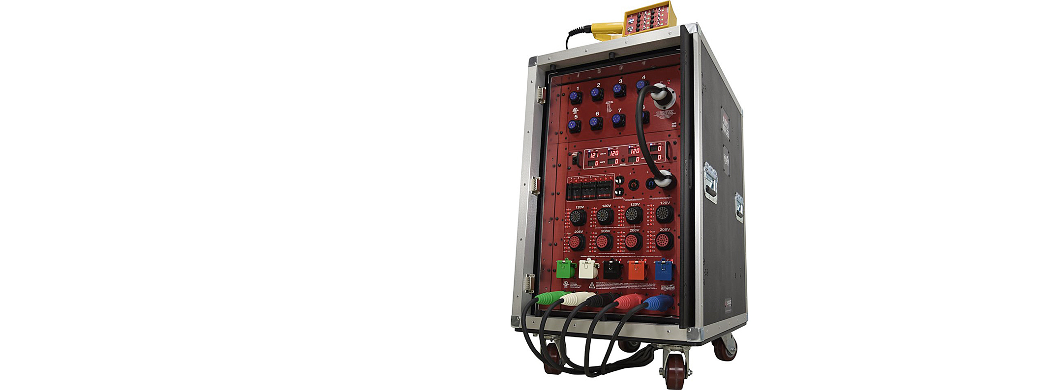Custom Power Link PLR power distro with integrated PLMC 8-channel motor controller