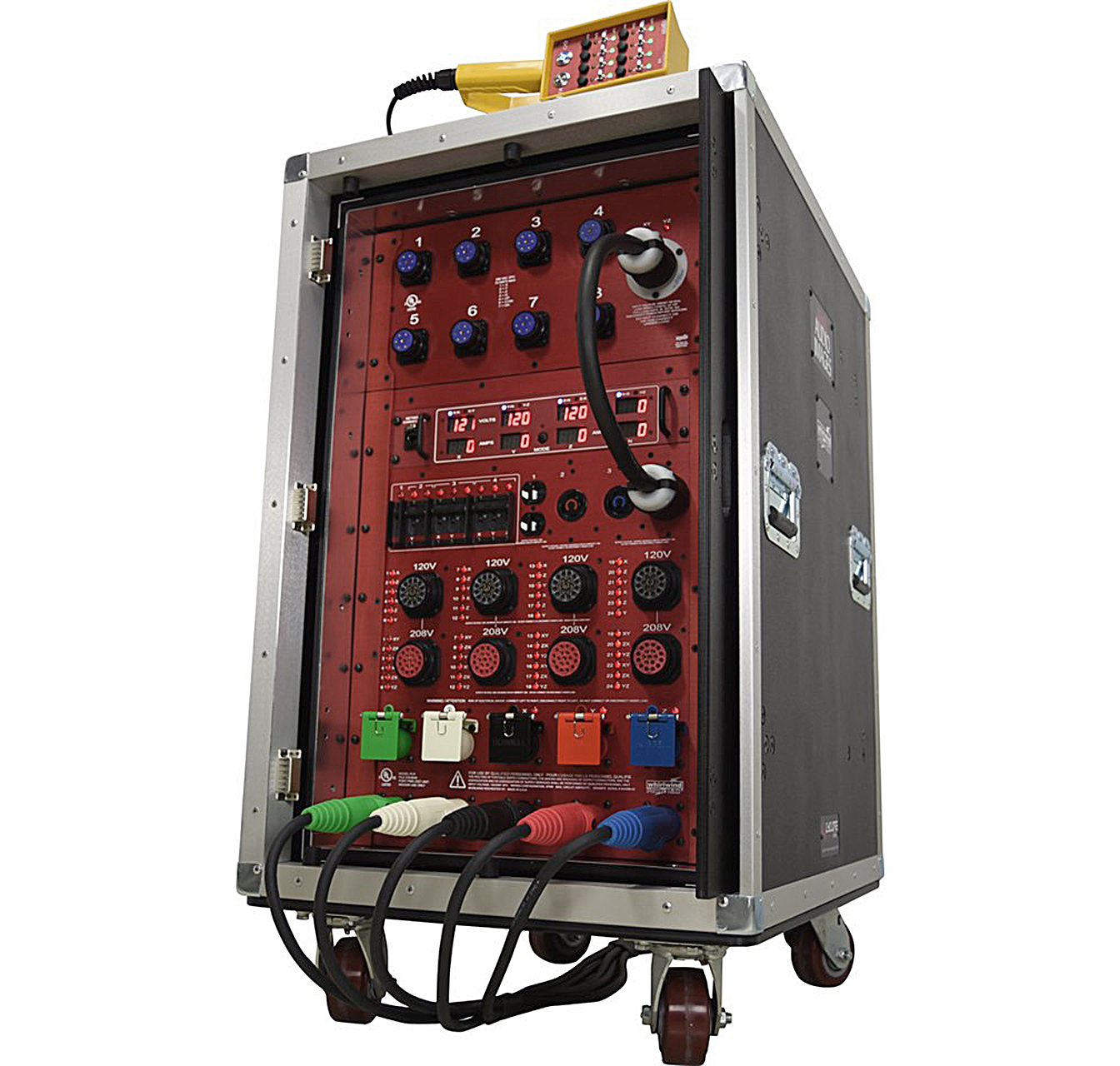 Custom Power Link PLR power distro with integrated PLMC 8-channel motor controller