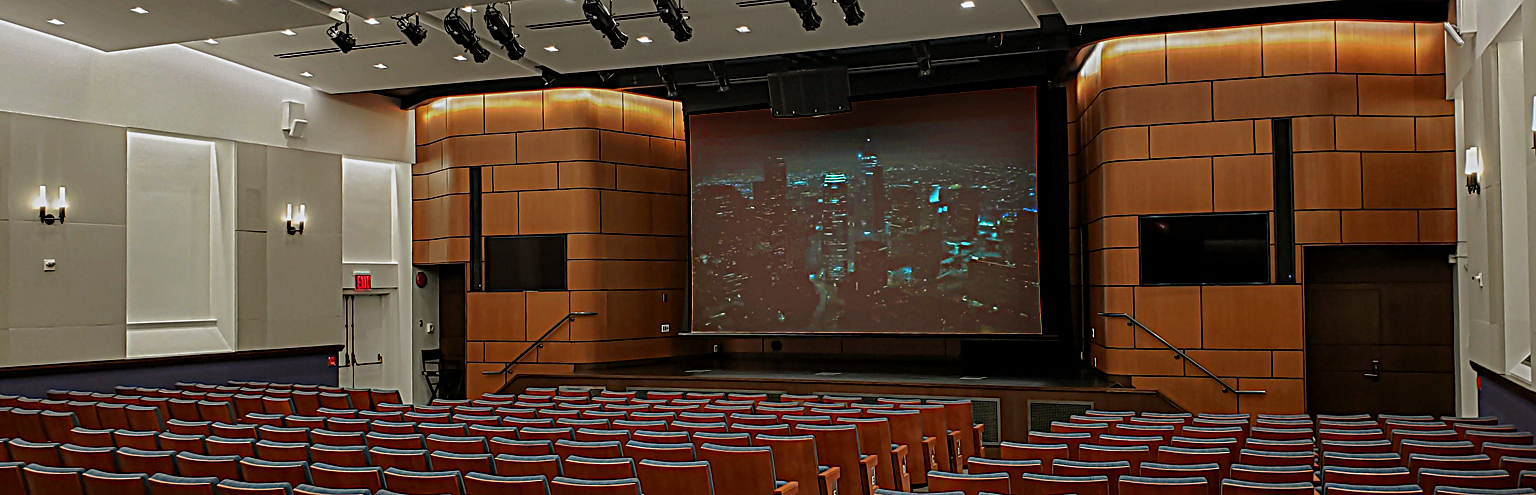 Renkus-Heinz Steerable Speakers for NYU Law School Auditorium