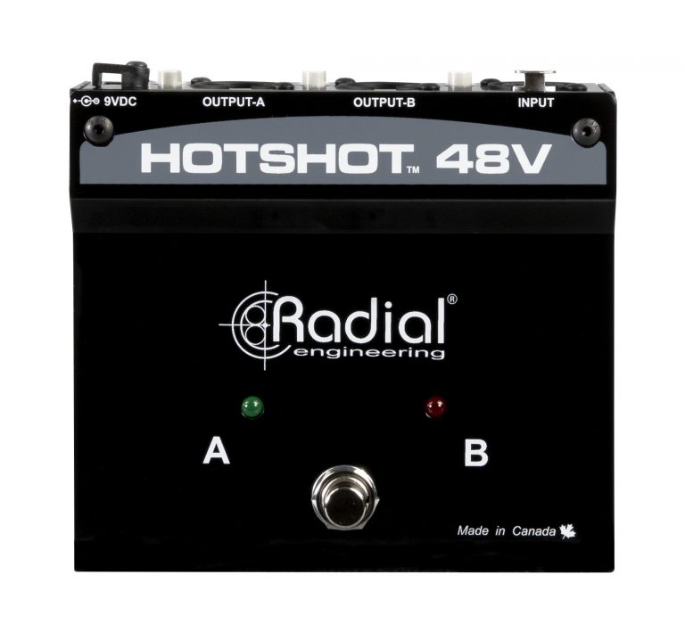 Radial Engineering HotShot 48V Condenser Mic Switcher