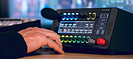 Making its IBC debut, the DSP-1216HL SmartPanel brings the flexibility of Riedel’s 1200 Series to a compact desktop form factor. Supporting all three SmartPanel apps – Intercom, Control Panel, and Audio Monitoring – it offers a multifunctional, space-saving solution for broadcast, live events, OB vans and theaters.