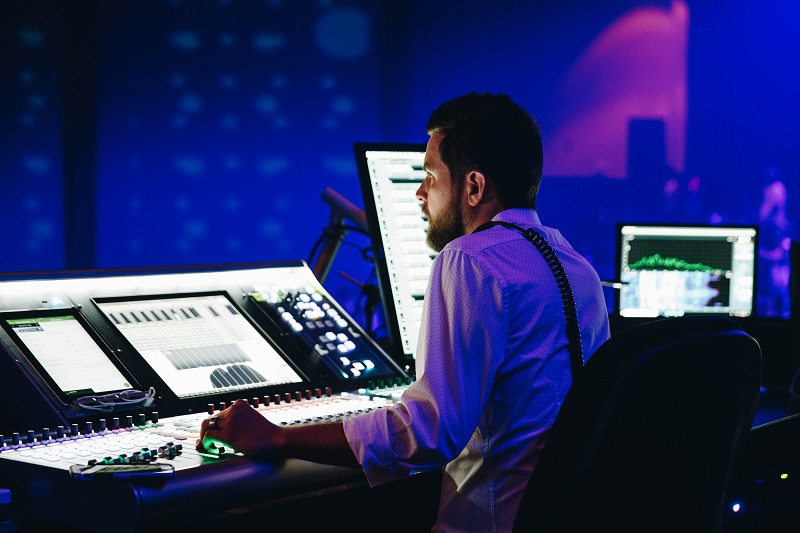 Chris Trowbridge at FOH
