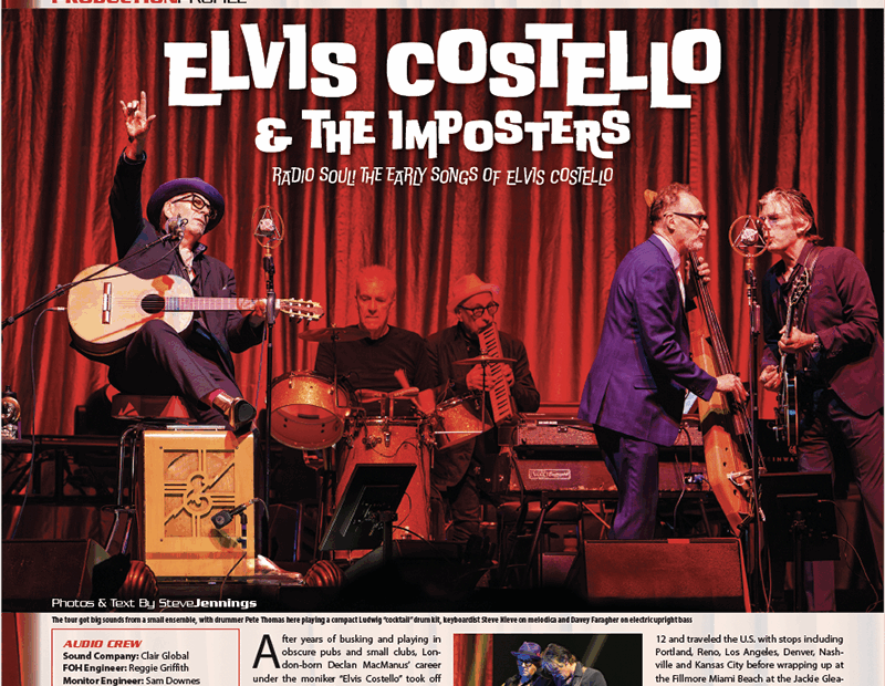 Elvis Costello's 'Radio Soul' Tour | FOH | Front of House Magazine