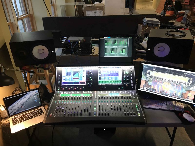 Show And Tell’s Studio at the Lafayette Science Museum with Allen & Heath dLive C3500 Surface