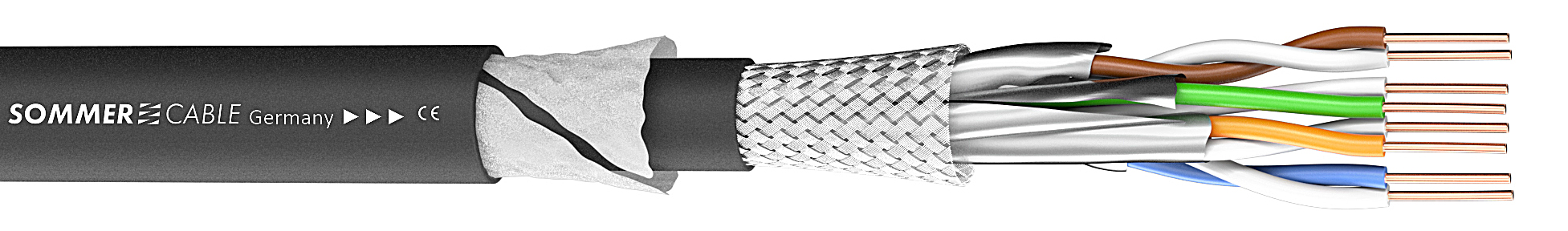 SC-Mercator Cat.6a Proflex patch cable