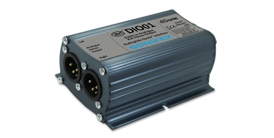 Sonifex unveils its line of DIO Audiophile Dante Interfaces